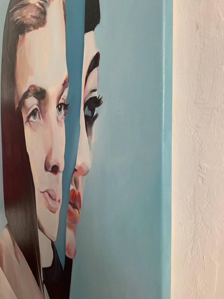 Original Figurative People Painting by Pirotte Nathalie