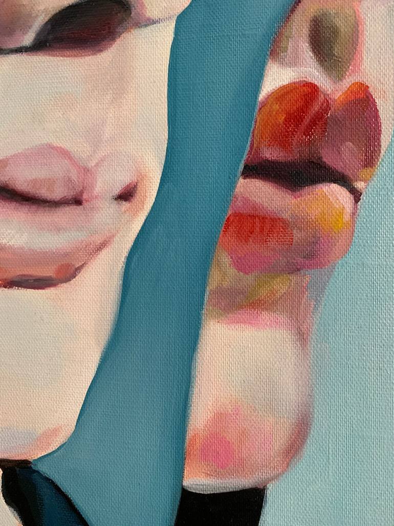 Original Figurative People Painting by Pirotte Nathalie