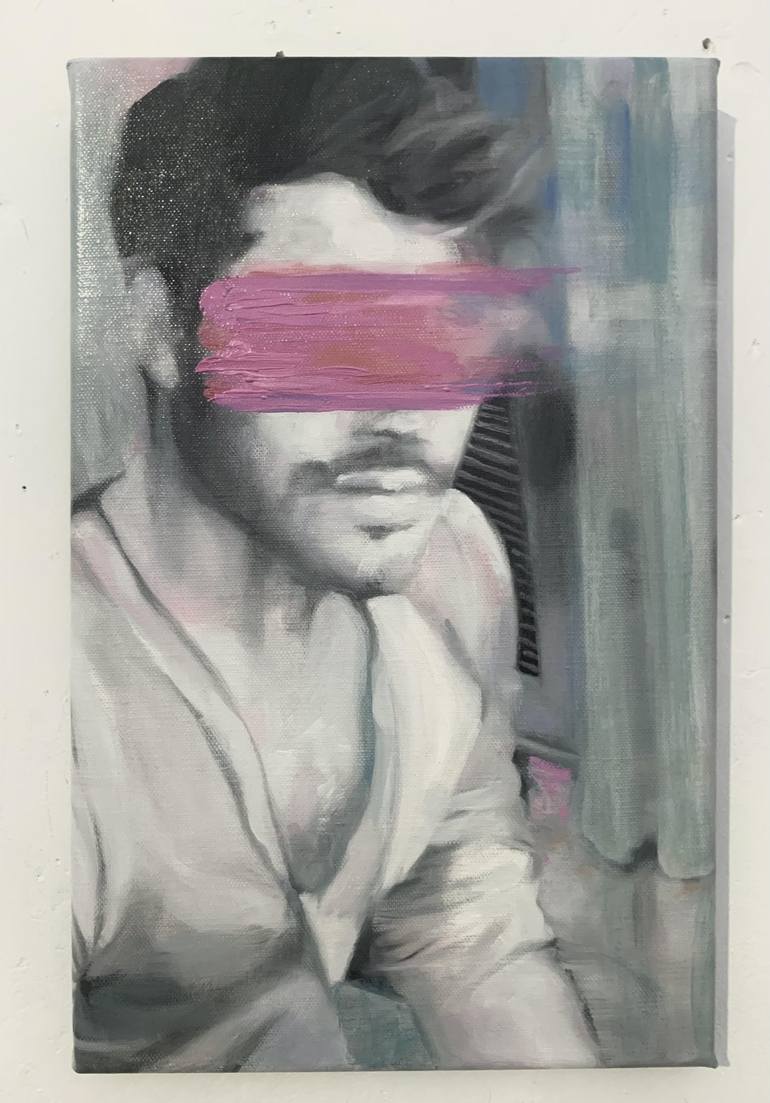 Original Figurative Portrait Painting by Pirotte Nathalie