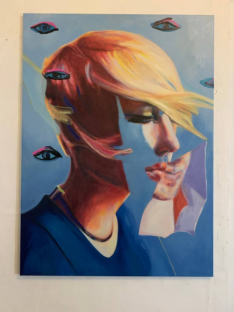 Original Conceptual People Painting by Pirotte Nathalie