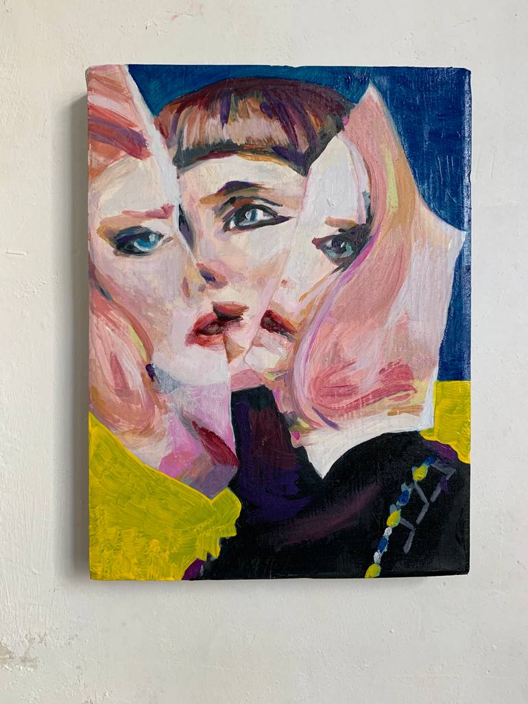 Original Conceptual Politics Painting by Pirotte Nathalie