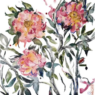 Original Floral Paintings by Maryna Kovalchuk