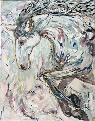 Original Abstract Animal Paintings by Maryna Kovalchuk