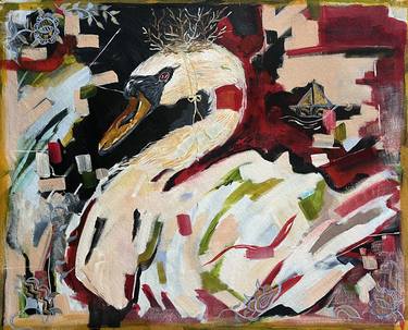 Original Abstract Animal Painting by Maryna Kovalchuk