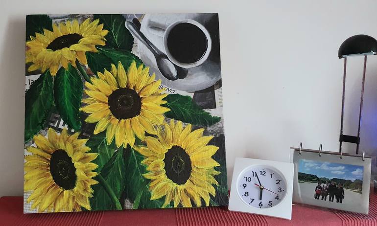 Original Figurative Floral Painting by Danielle Siauw