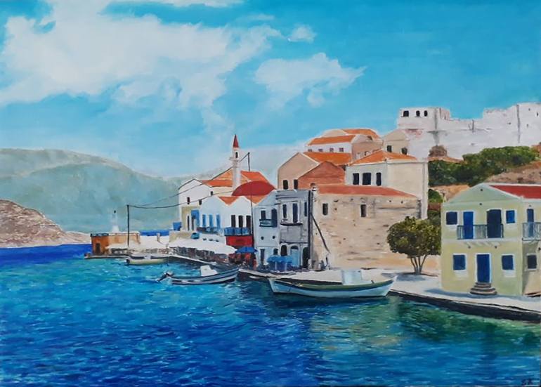 Original Realism Seascape Painting by Elena Petrova