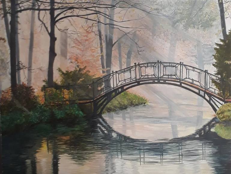 Original Realism Landscape Painting by Elena Petrova