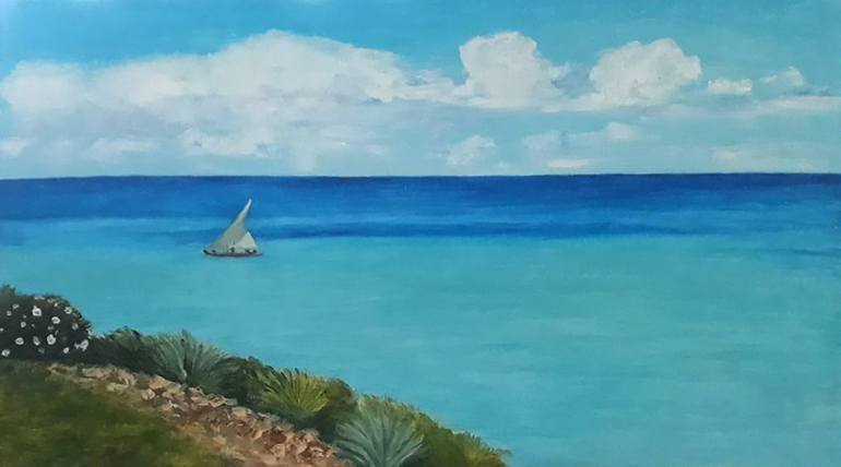 Original Realism Seascape Painting by Elena Petrova