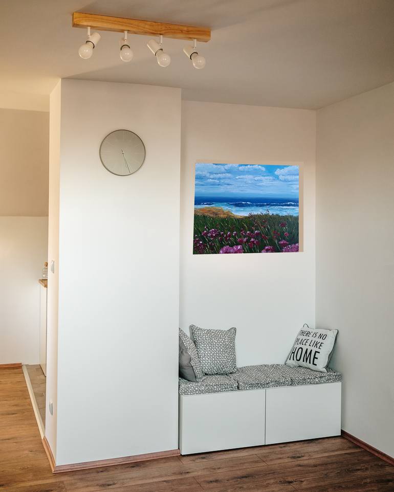 Original Impressionism Seascape Painting by Elena Petrova