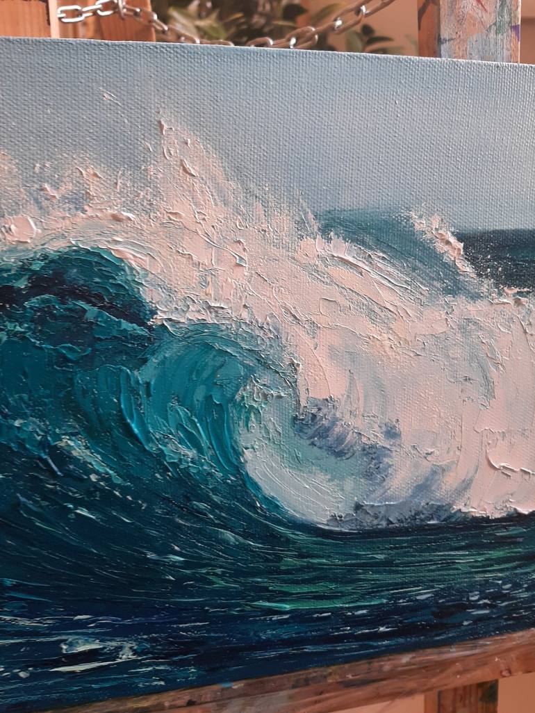 Original Realism Seascape Painting by Elena Petrova