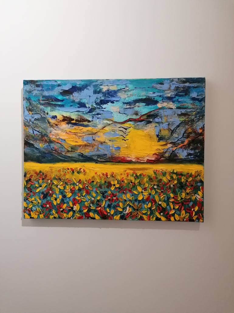 Original Abstract Painting by Olga Popova