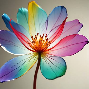 Original Artificial Intelligence Floral Photography by Botros Saied