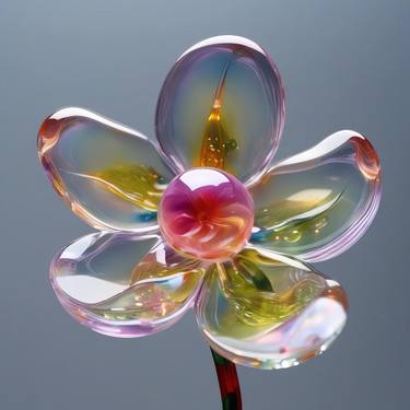 Original Artificial Intelligence Floral Photography by Botros Saied