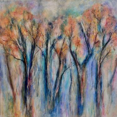 Original Abstract Expressionism Nature Paintings by Anne Baritchi