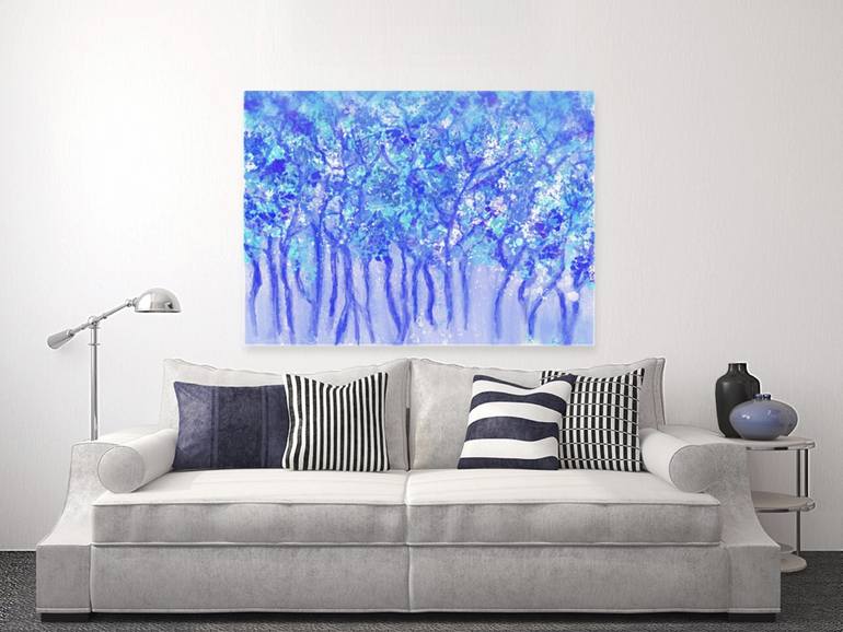 Original Abstract Nature Painting by Anne Baritchi
