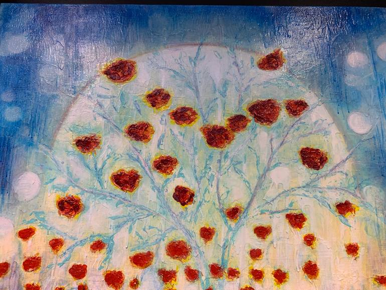 Original Abstract Expressionism Abstract Painting by Anne Baritchi