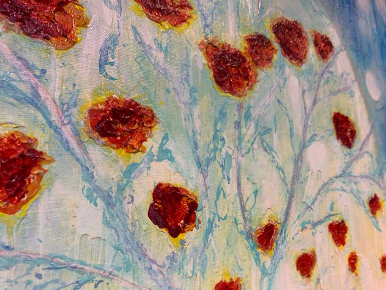 Original Abstract Expressionism Abstract Painting by Anne Baritchi