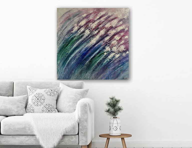 Original Abstract Painting by Anne Baritchi