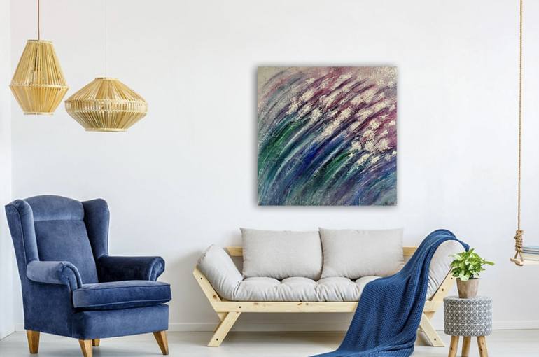 Original Abstract Painting by Anne Baritchi