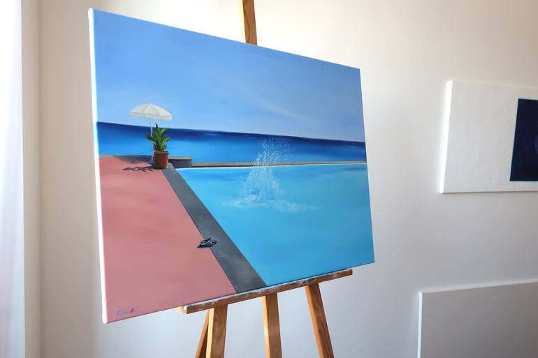 Original Modern Seascape Painting by Elena Kurochko