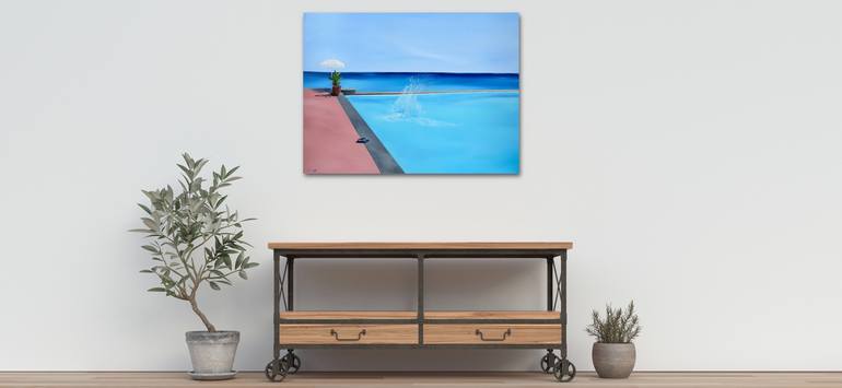 Original Modern Seascape Painting by Elena Kurochko