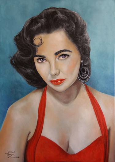 Original Figurative Pop Culture/Celebrity Paintings by Tania Fanjul