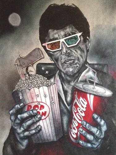 Print of Pop Art Cinema Paintings by Eric Eric