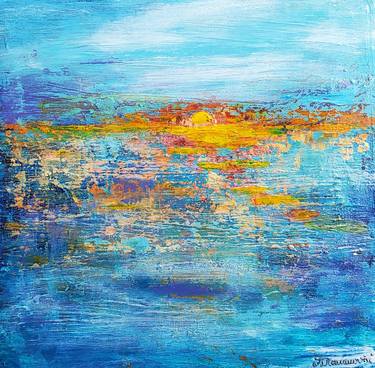 Original Impressionism Seascape Paintings by Maggie Romanovici