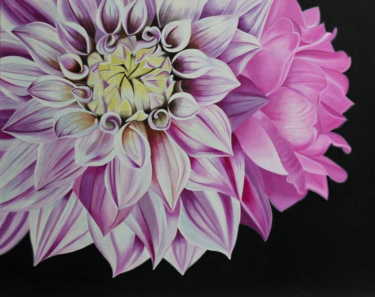 Original Fine Art Floral Painting by Shobika Sekar