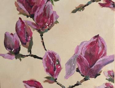 Print of Fine Art Floral Paintings by Svetlana Selezneva