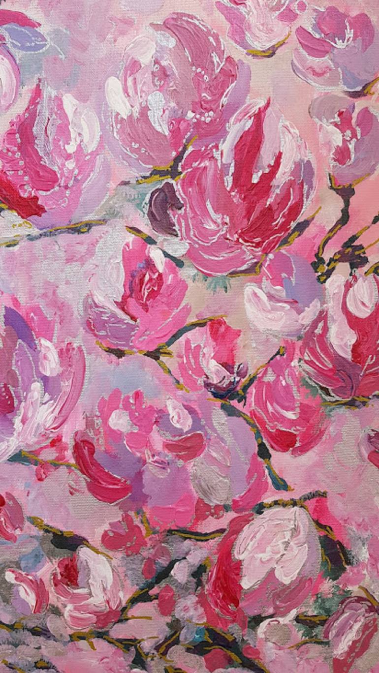 Original Abstract Expressionism Abstract Painting by Svetlana Selezneva