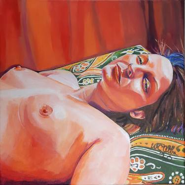 Original Figurative Nude Paintings by Wayne Allen