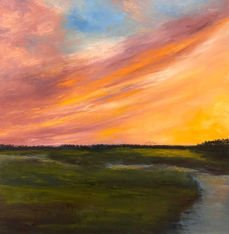 Golden Hour Painting by Laureen Weaver | Saatchi Art