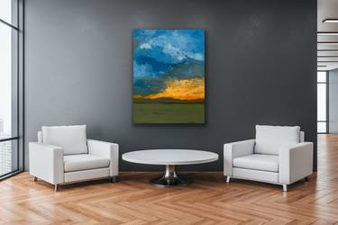 Original Abstract Landscape Paintings by Laureen Weaver