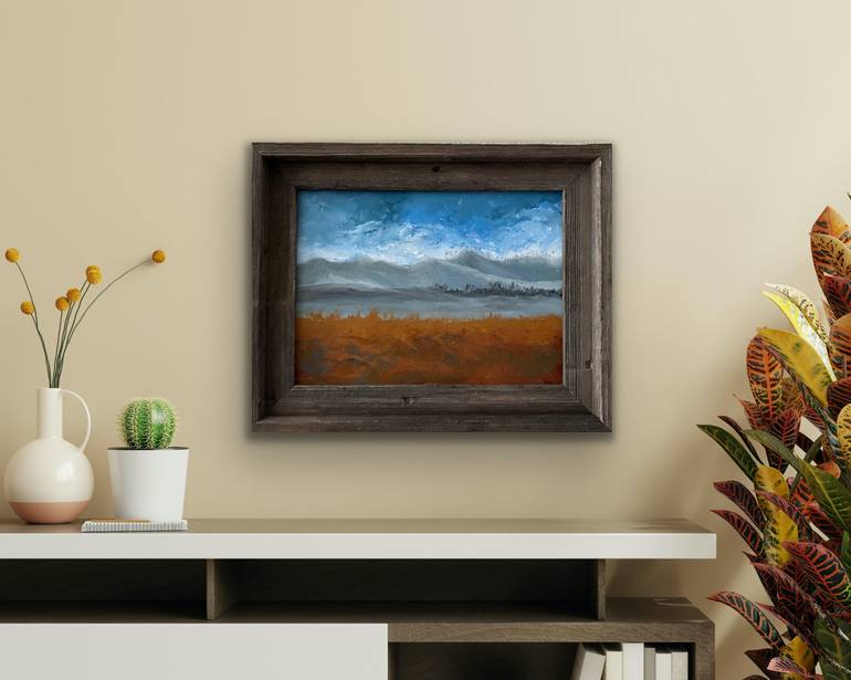 Original Abstract Expressionism Landscape Painting by Laureen Weaver