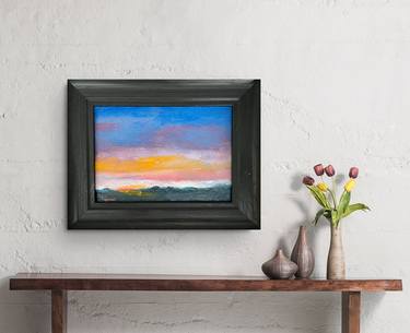 Original Abstract Expressionism Landscape Paintings by Laureen Weaver