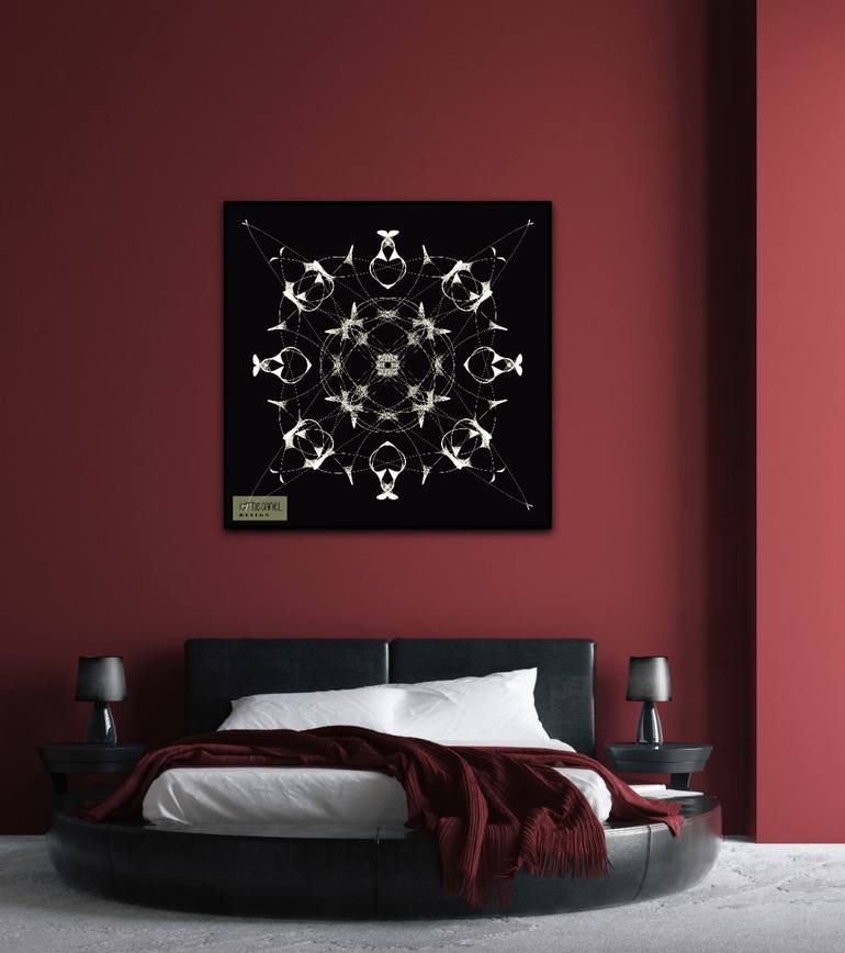 Original Geometric Digital by Kattie Art