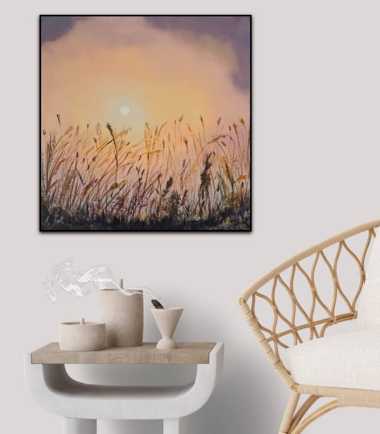 Original Realism Landscape Painting by Kattie Art