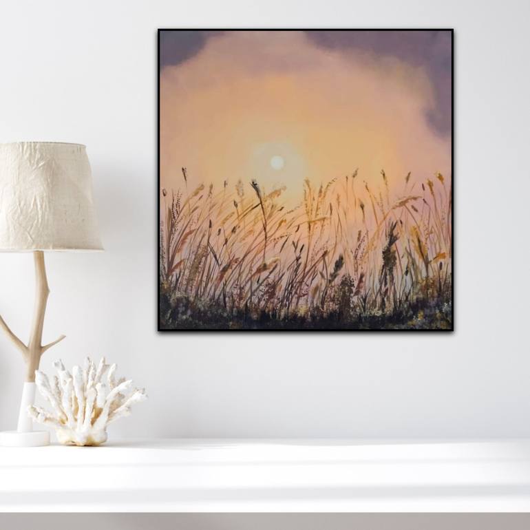 Original Realism Landscape Painting by Kattie Art