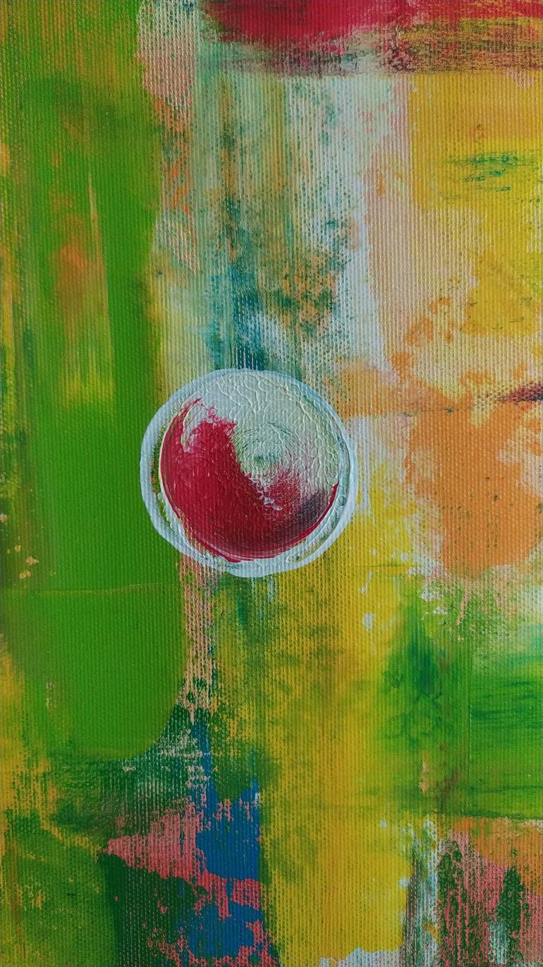 Original Abstract Children Painting by Kattie Art