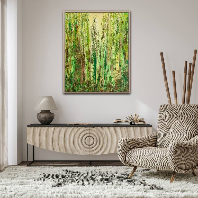 Original Abstract Nature Painting by Kattie Art