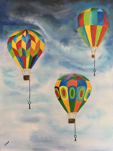 Original Travel Paintings by Kattie Art