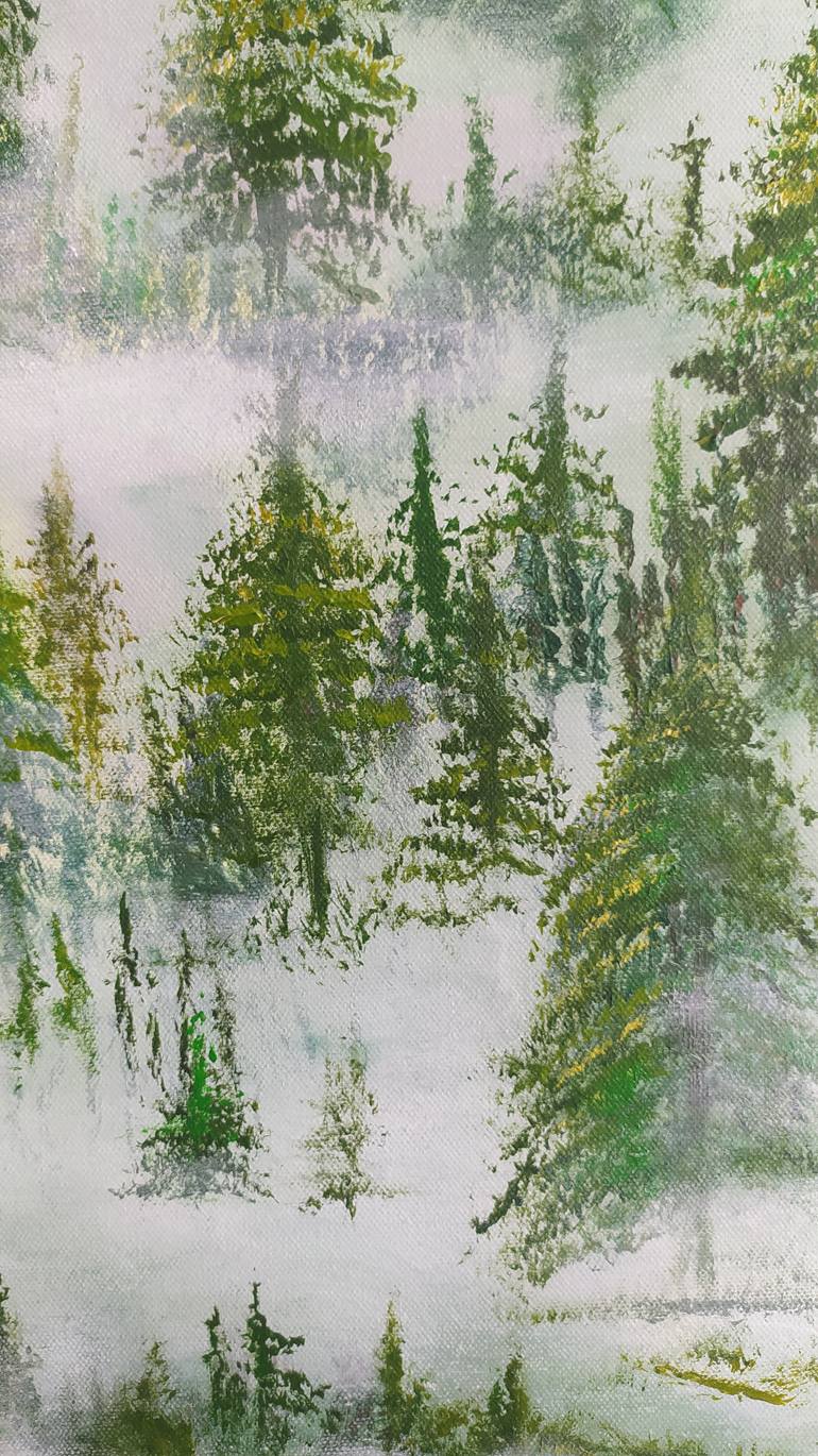 Original Abstract Nature Painting by Kattie Art
