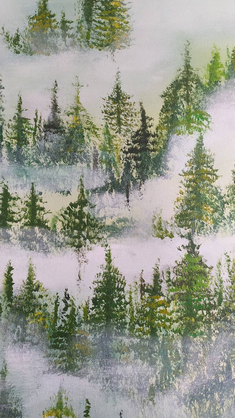 Original Abstract Nature Painting by Kattie Art