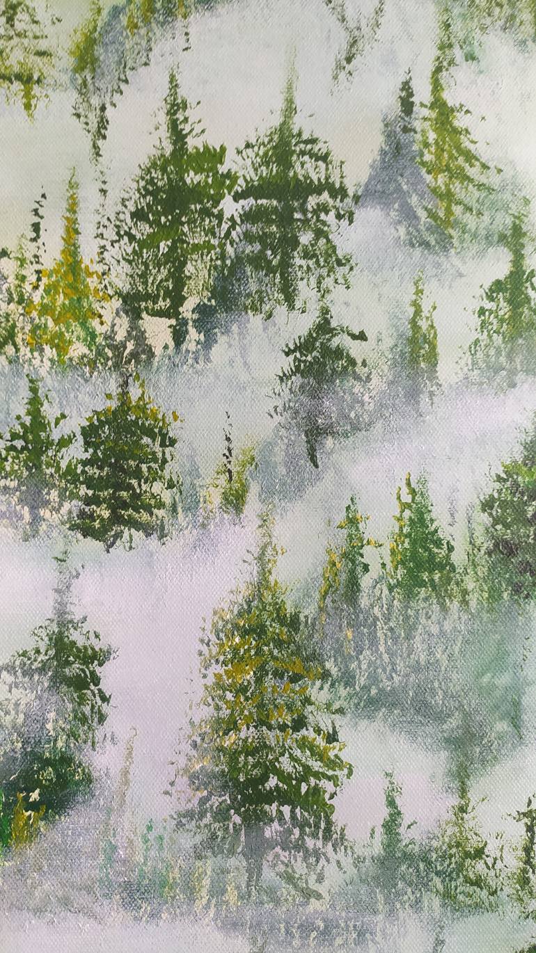 Original Abstract Nature Painting by Kattie Art