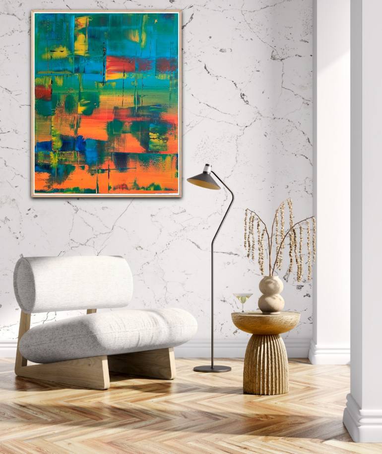 Original Expressionism Abstract Painting by Kattie Art