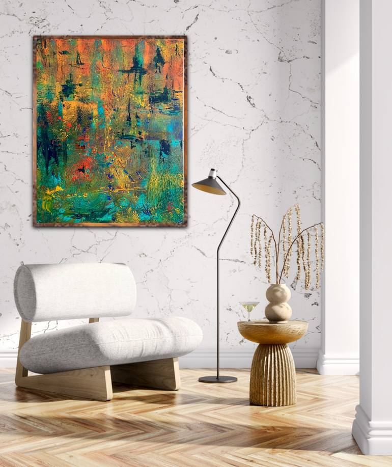 Original Abstract Painting by Kattie Art