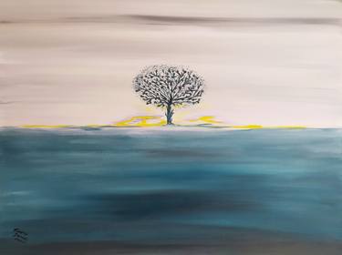 Print of Tree Paintings by Kattie Art