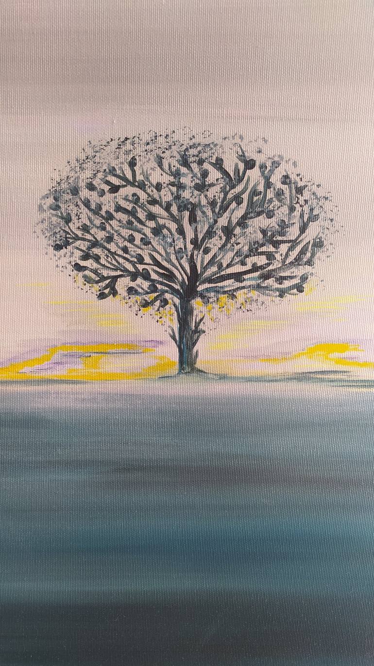 Original Tree Painting by Kattie Art