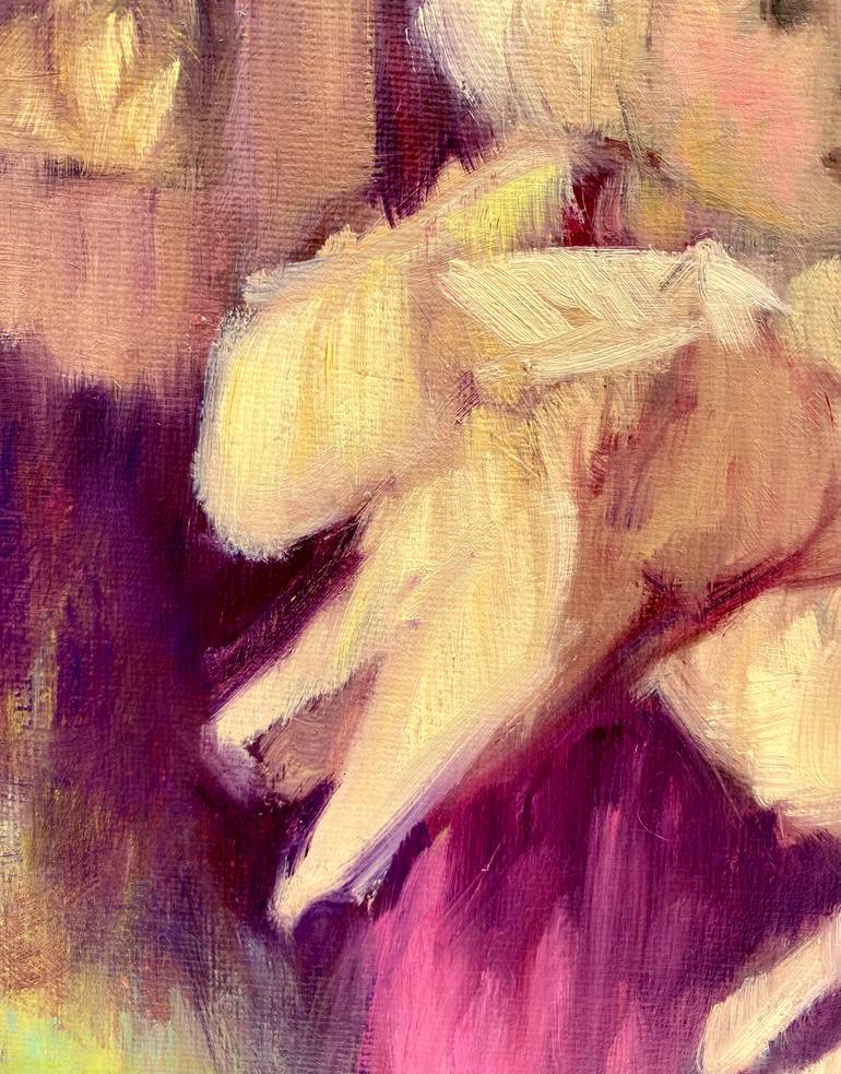 Original Fauvism Children Painting by Barbara Petit Lisy